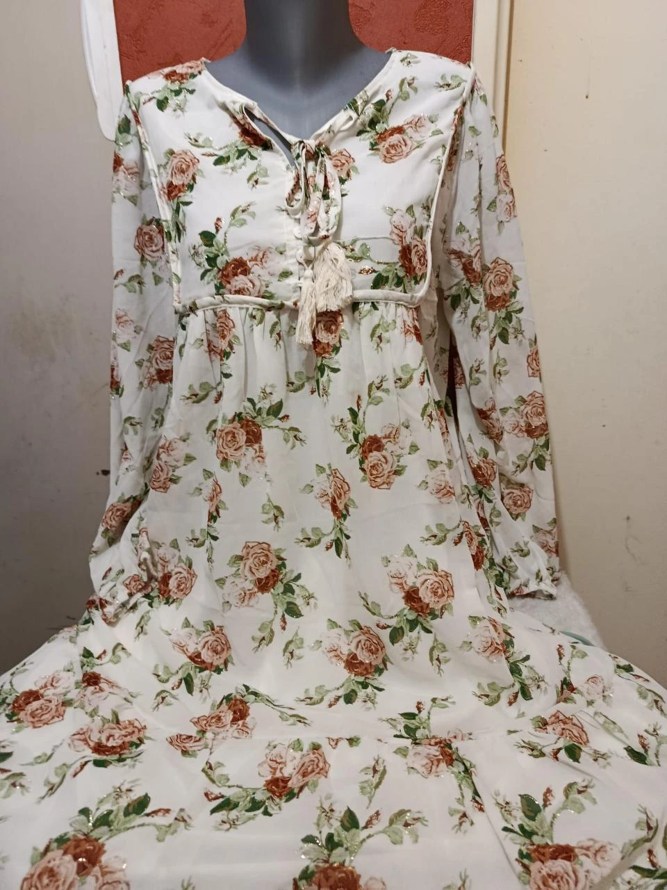 Bohemian chic floral maxi dress size S/M – photo 4